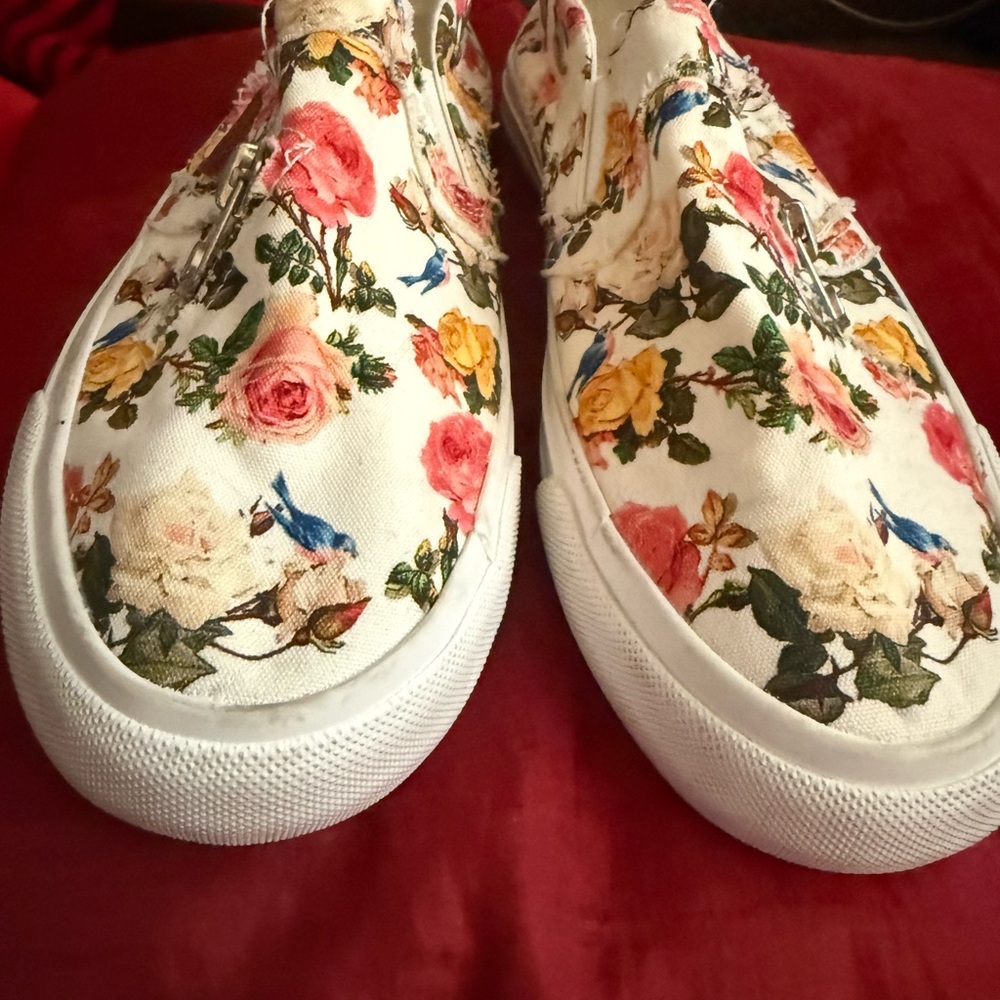 Blowfish Multicolor Floral Canvas Slip-Ons - Picture 2 of 6